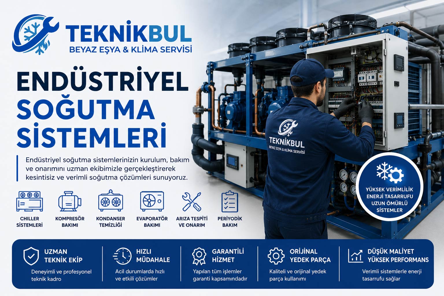 Endüstriyel Soğutma Servisi | Aydın, İzmir, Denizli